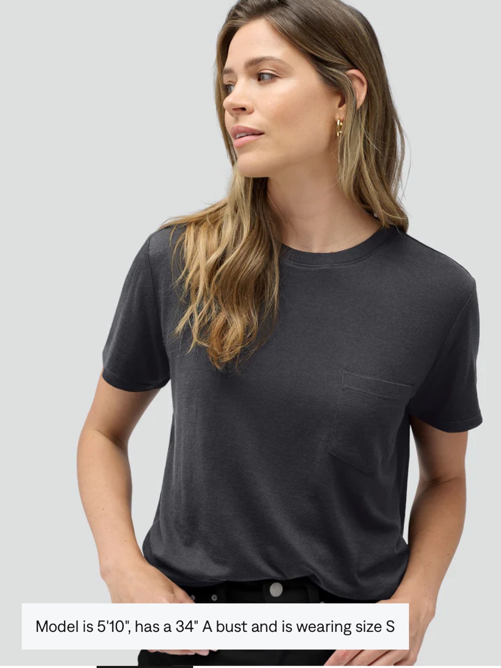 Unbound Merino Women’s Merino Boxy Short Sleeve Pocket Tee Nwot — image 2 of 8